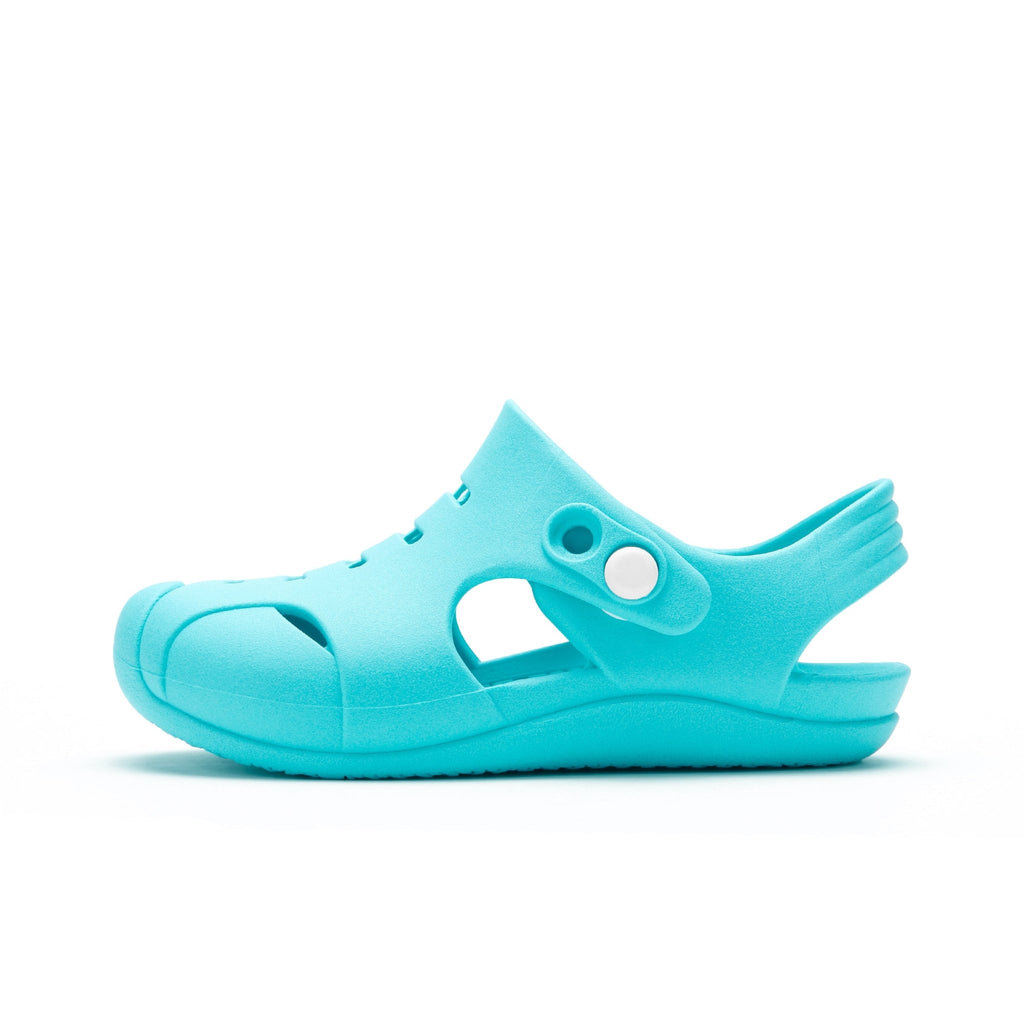 Toddler Carter Camp Shoes, Capri Aqua - 5 - Okabashi