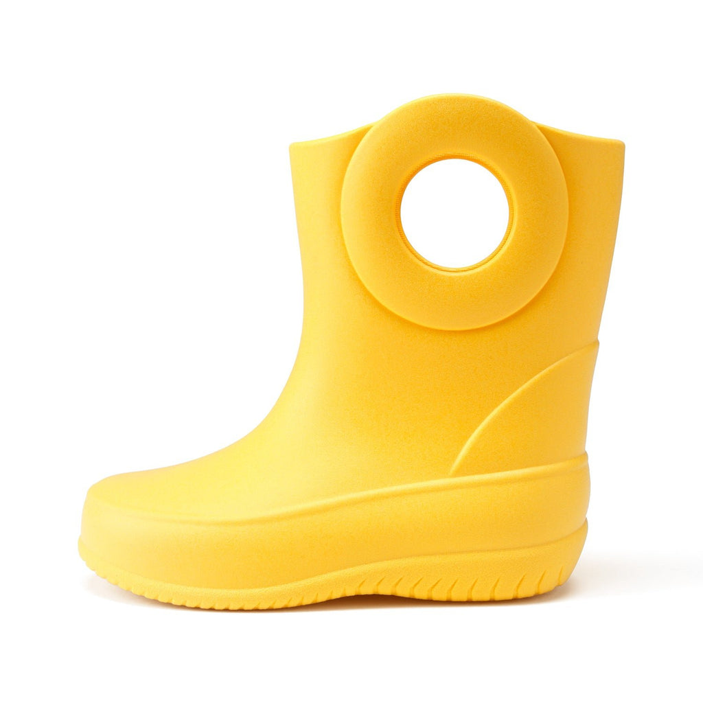 Toddler Kendall Rain Boots, Yellow - 5 - Okabashi