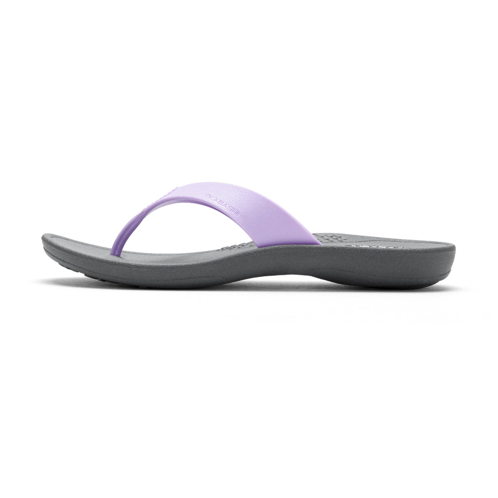 Breeze Women's Flip Flops - Slate/Lilac - Okabashi
