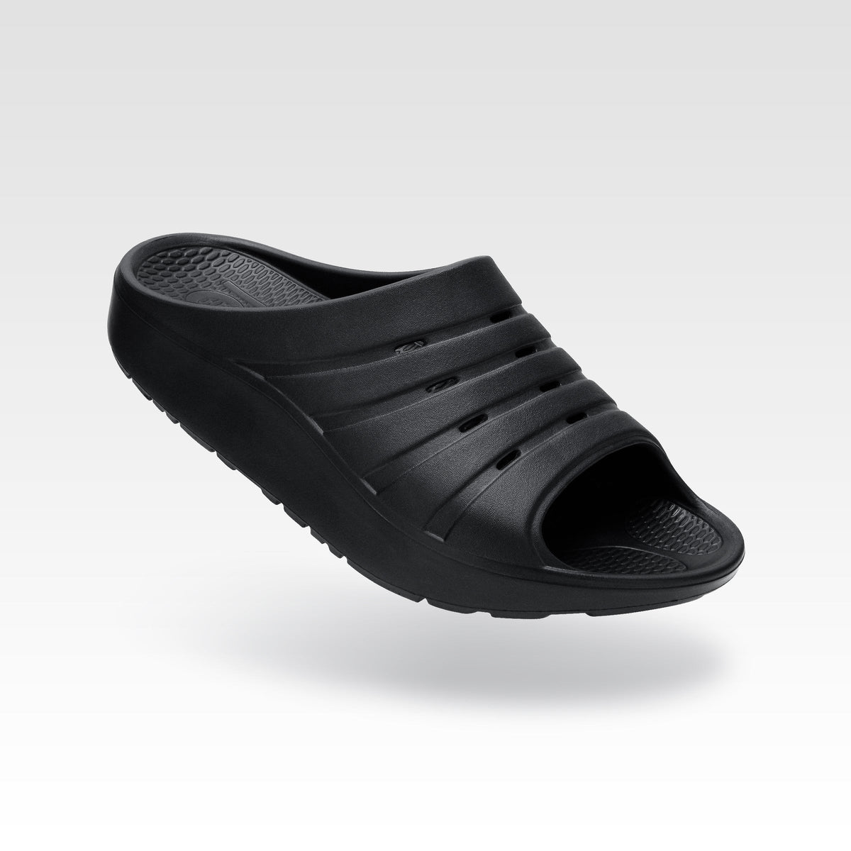 Oka Unisex Recovery Slide - Cool Your Jets Black - Okabashi