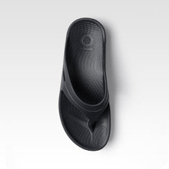 Oka Unisex Recovery Flip Flop - Cool Your Jets Black - Okabashi