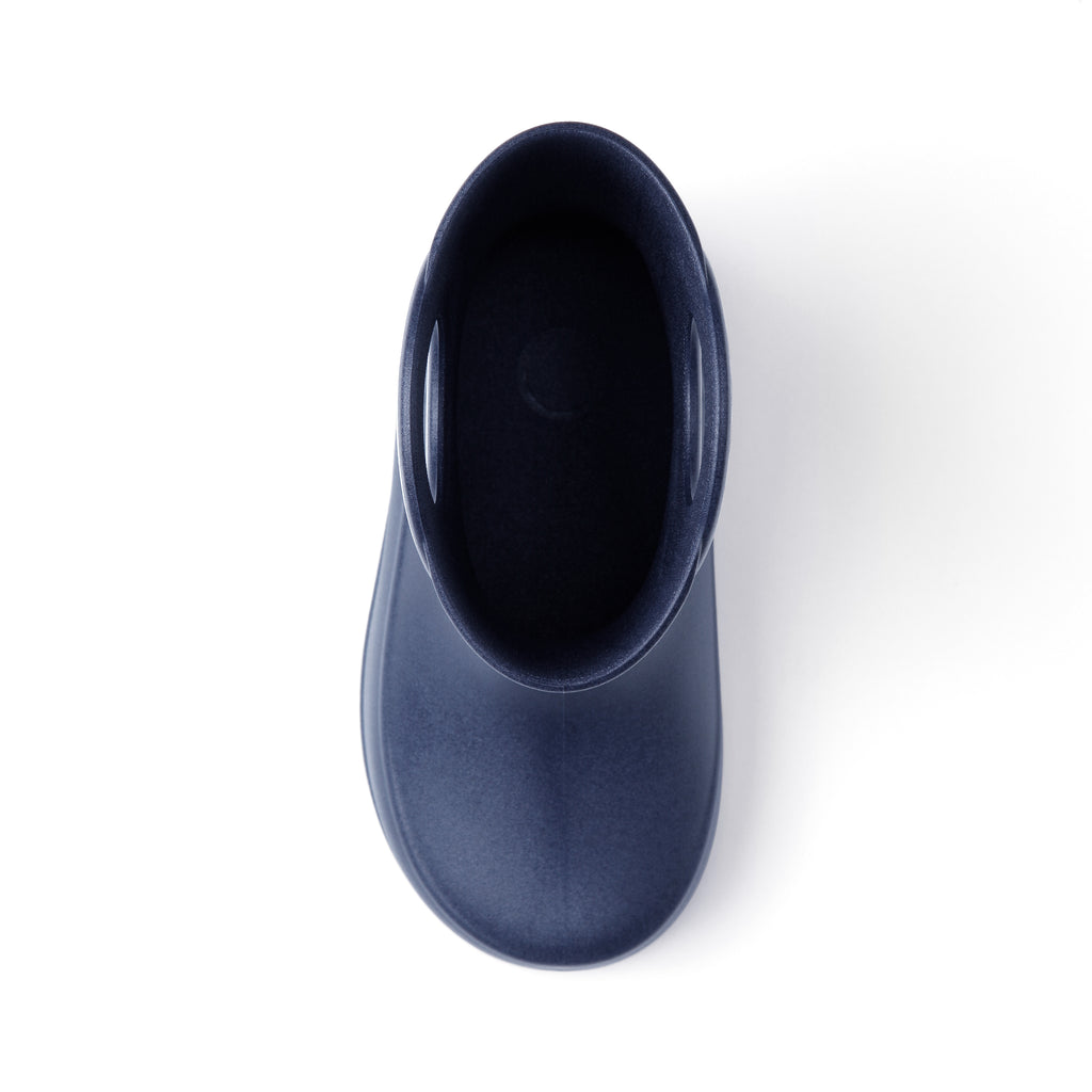 Toddler Kendall Rain Boots, Navy Swirl - 5 - Okabashi