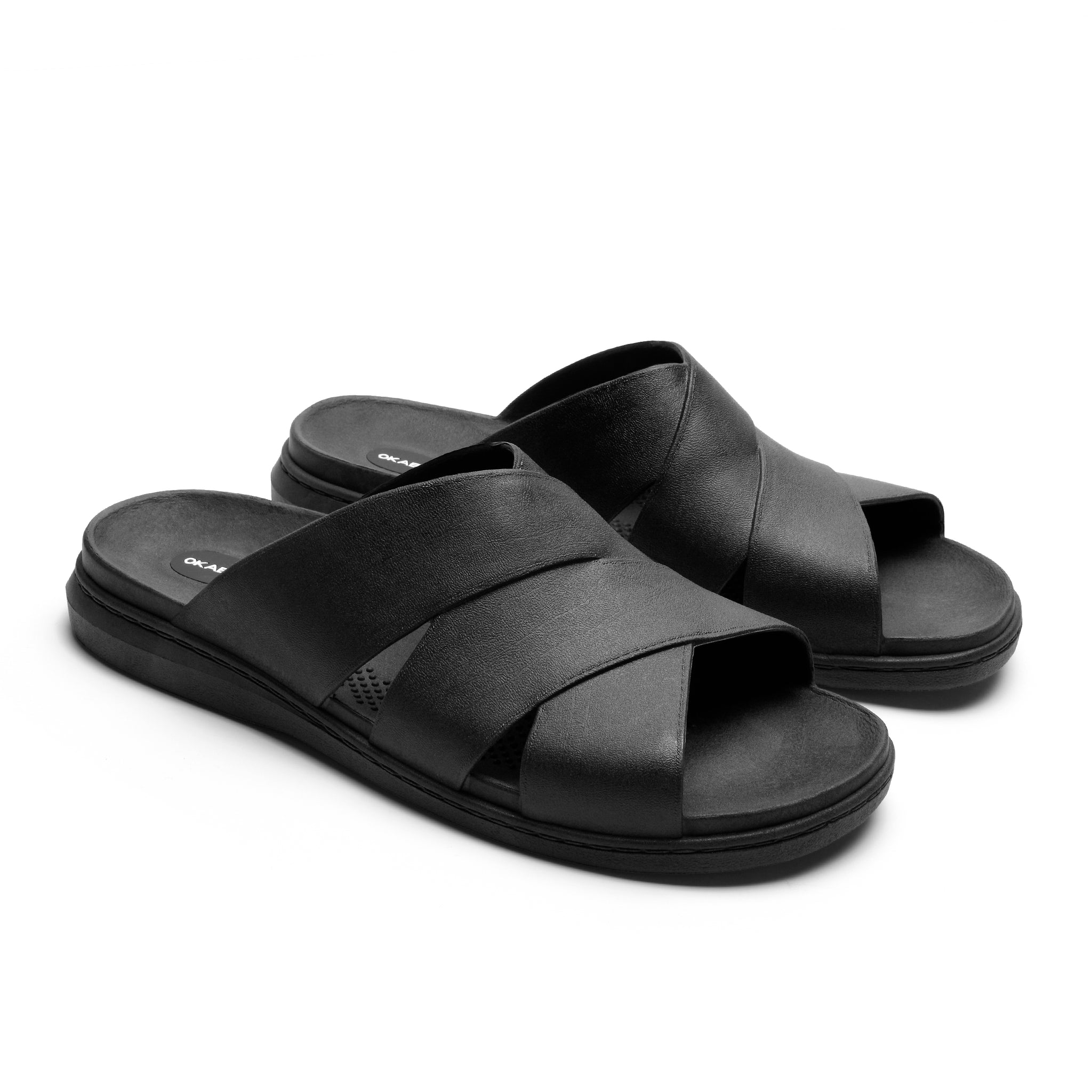 OKABASHI for SO_NKM SLIDE SANDAL (BLACK) | SO SHOP & HOSTEL