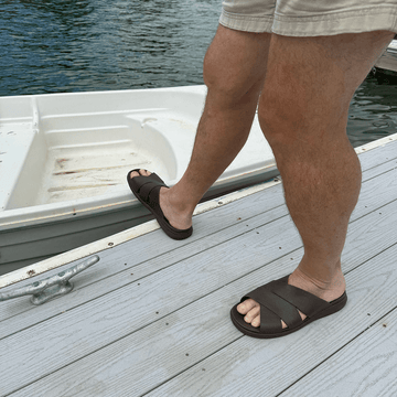 Milan Slide | Men's Recycled Sandals Made in the USA | Okabashi