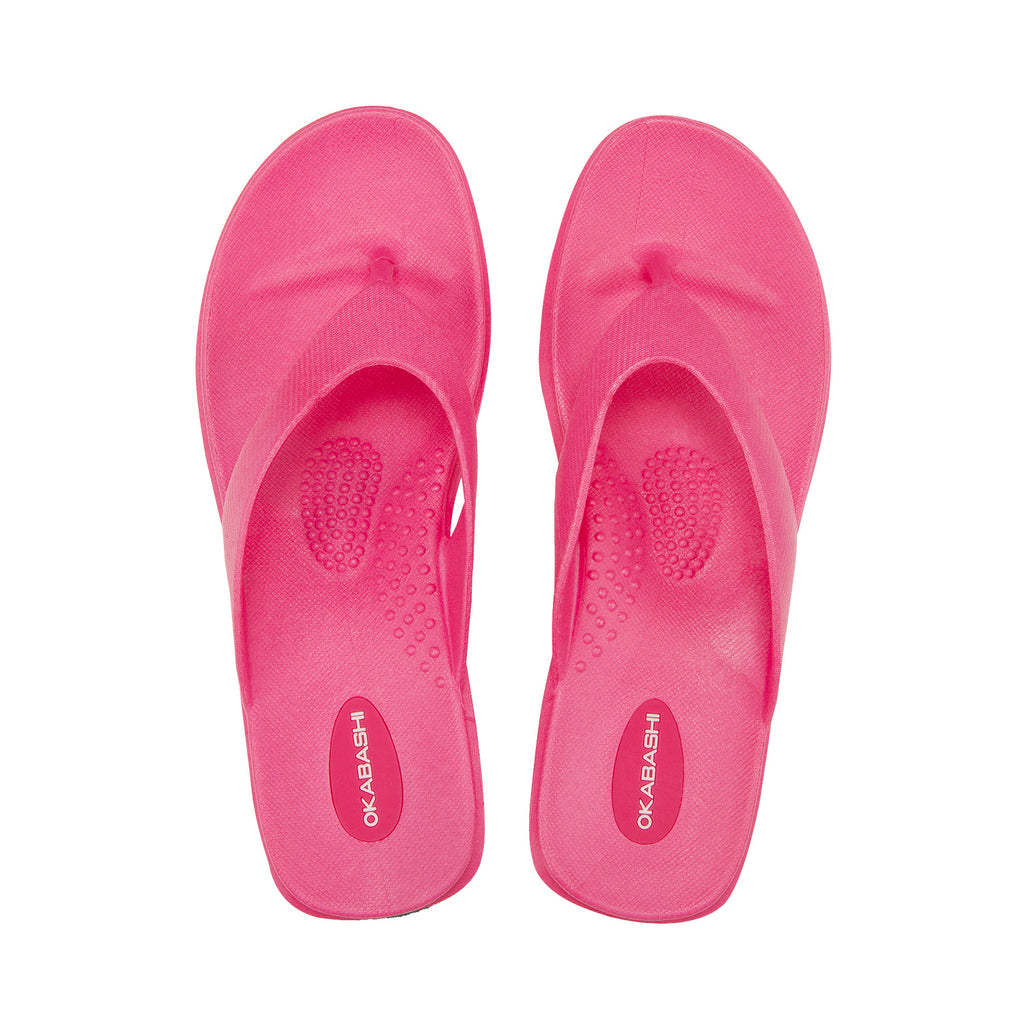 Splash Women's Flip Flops - Hot Pink - Okabashi