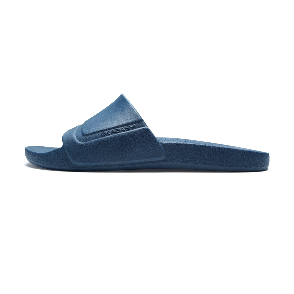Coast Men's Slide Sandals - Navy - Okabashi