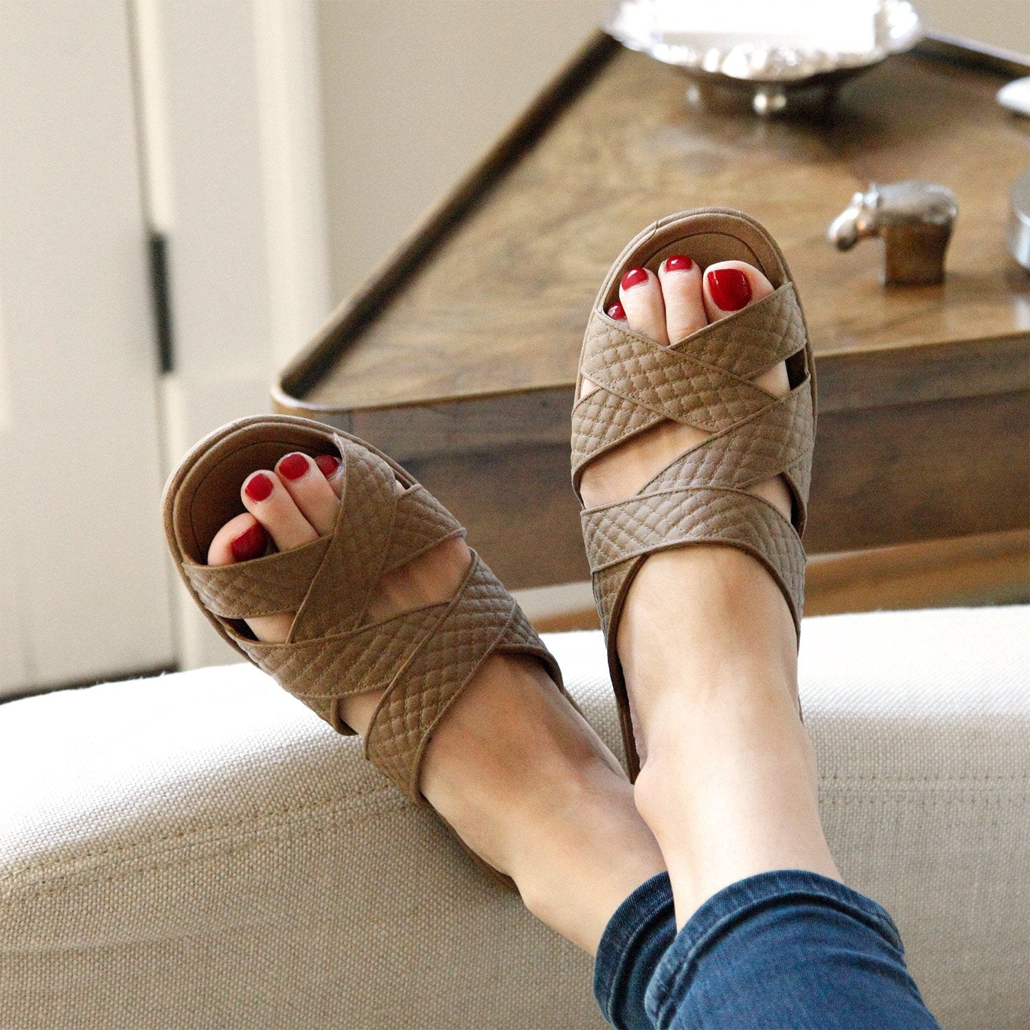 Mumbai Cross Strap Sandal Sposh Cross Strap Sandal – Universal Companies main image 2