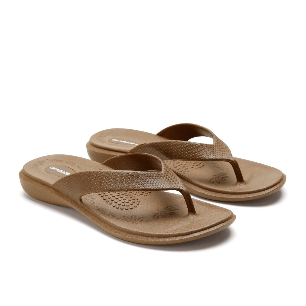 Maui Women's Flip Flops - Toffee - Okabashi