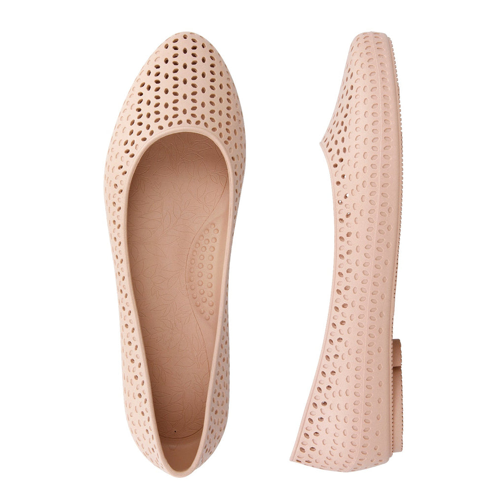 Samantha Women's Ballet Flats - Blush - Okabashi