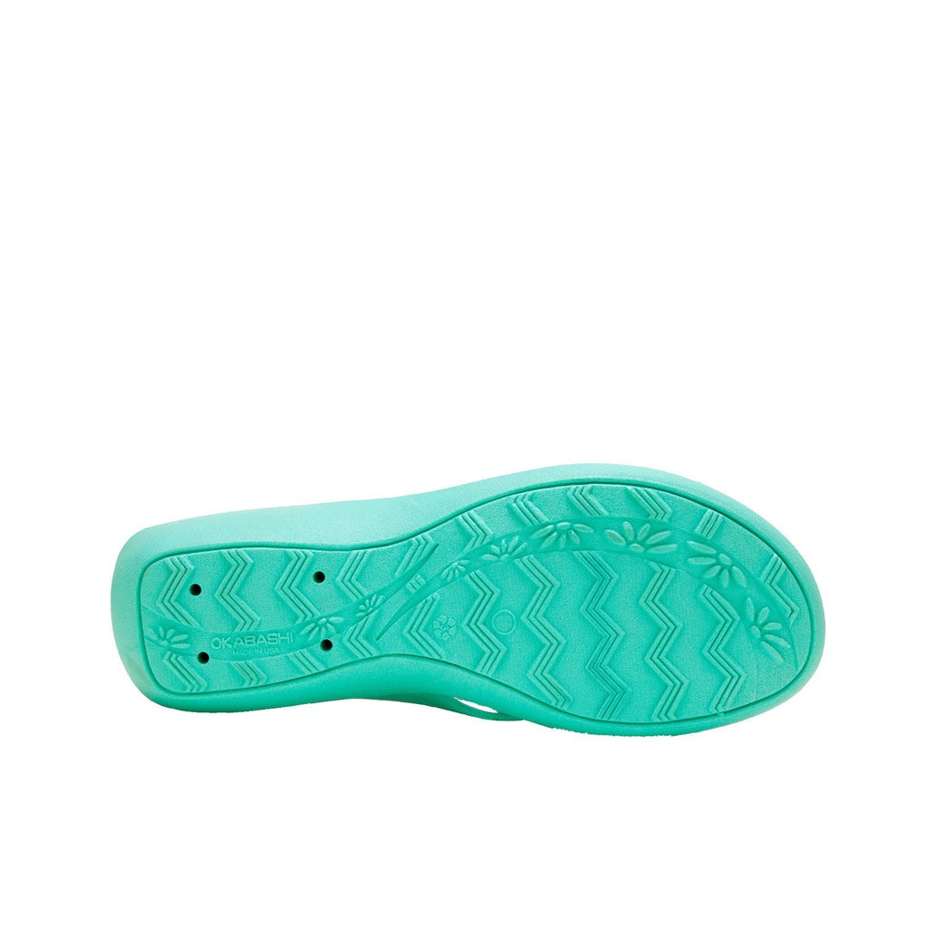 Splash Women's Flip Flops - Sea Glass - Okabashi