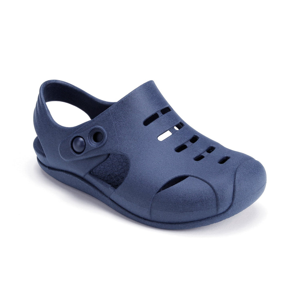 Toddler Carter Camp Shoes, Navy Blue - 5 - Okabashi