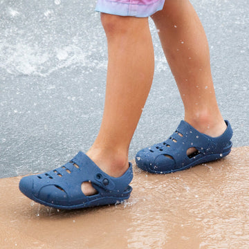 Chaussures Bateau Enfant Garçon Taille 5 - Navy Avec Motif Fusée - Slip-on Casual - Neuf Sans Emballage