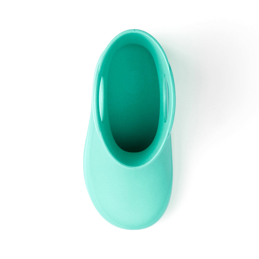 Toddler Kendall Rain Boots, Turquoise Sea Turtles - 5 - Okabashi