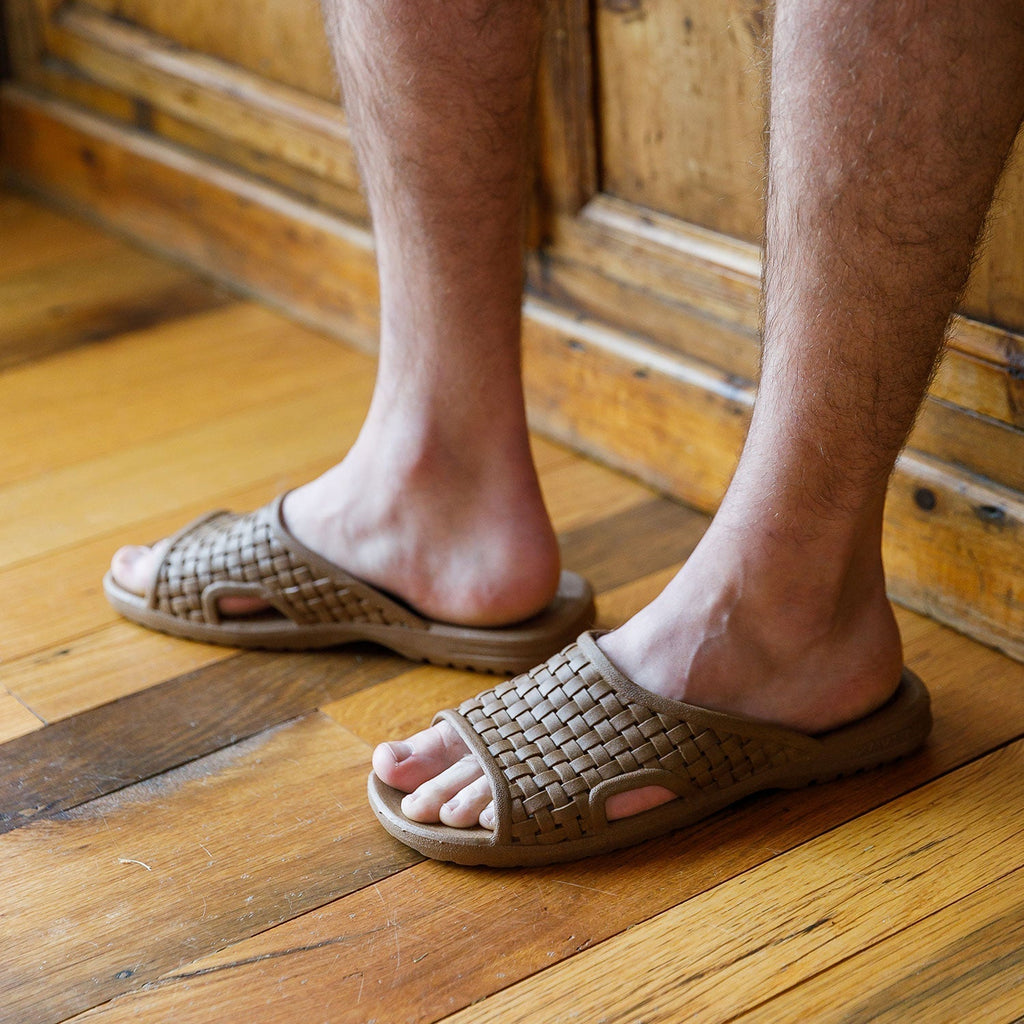 Torino Men's Sandals - Brown - Okabashi