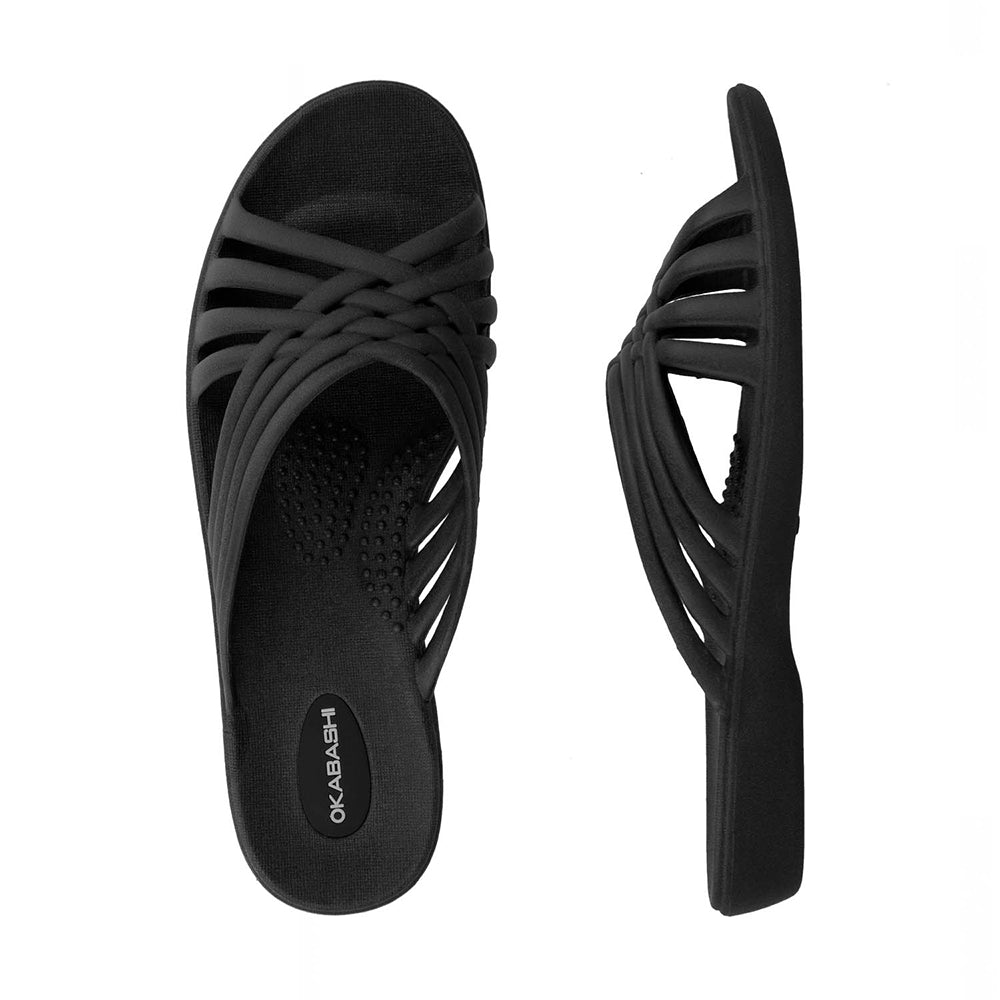 Venice Women's Sandals - Black - Okabashi